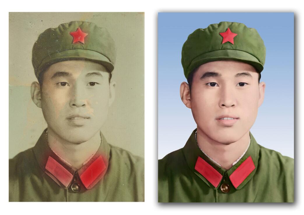 柞水破损照片修复-18